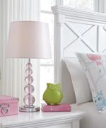 Letty Pink Table Lamp - L857664 - Lara Furniture