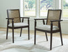 Light Brown Galliden Dining Table and 6 Chairs with Storage - PKG017106