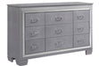 Lillian Silver Dresser - B7100-1 - Lara Furniture