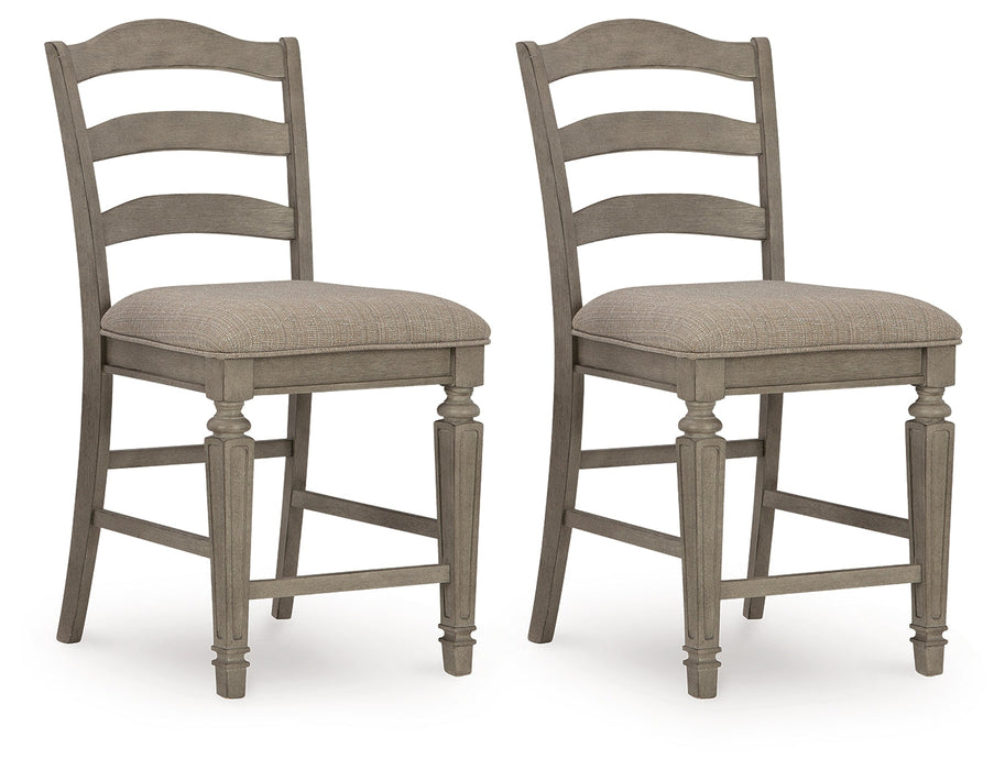 Lodenbay Counter Height Barstool (Set of 2) - D751-124