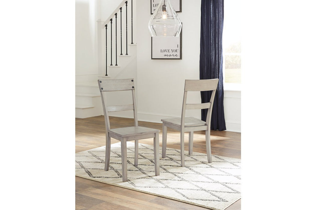 Loratti Gray Dining Chair (Set of 2) - D261-01 - Lara Furniture