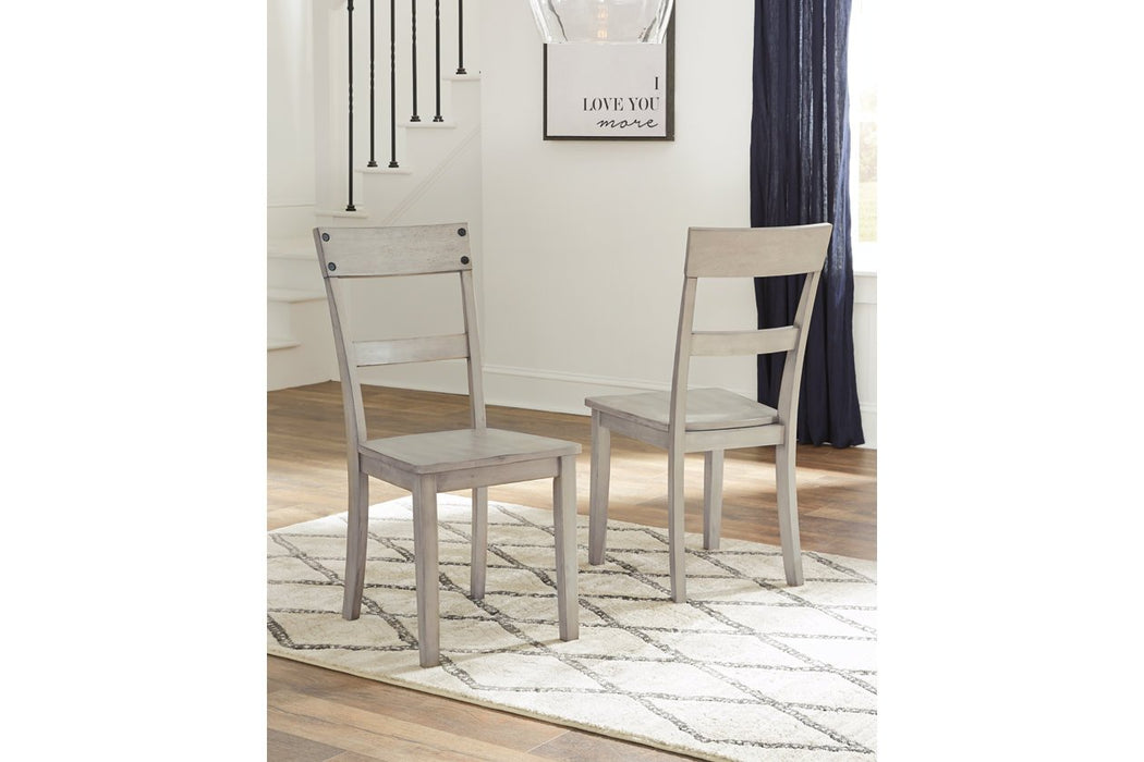 Loratti Gray Dining Chair (Set of 2) - D261-01 - Lara Furniture