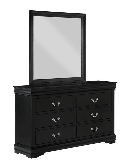 Louis Philip Black Dresser - B3950-1 - Lara Furniture