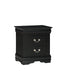 Louis Philip Black Nightstand - B3950-2 - Lara Furniture