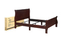 Louis Philip Cherry King Sleigh Bed - Lara Furniture