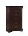  Louis Philip Cherry Sleigh Bedroom Set - Lara Furniture