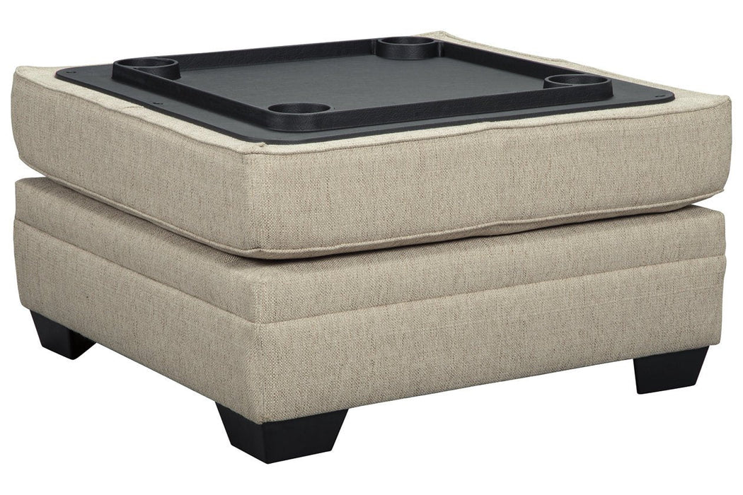 Luxora Bisque Ottoman With Storage - 5252111 - Lara Furniture