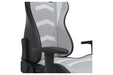 Lynxtyn White/Gray Home Office Desk Chair - H400-08A - Lara Furniture