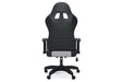 Lynxtyn White/Gray Home Office Desk Chair - H400-08A - Lara Furniture