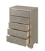 Lyssa Champagne Chest - B4300-4 - Lara Furniture