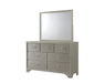 Lyssa Champagne LED Panel Bedroom Set - Lara Furniture