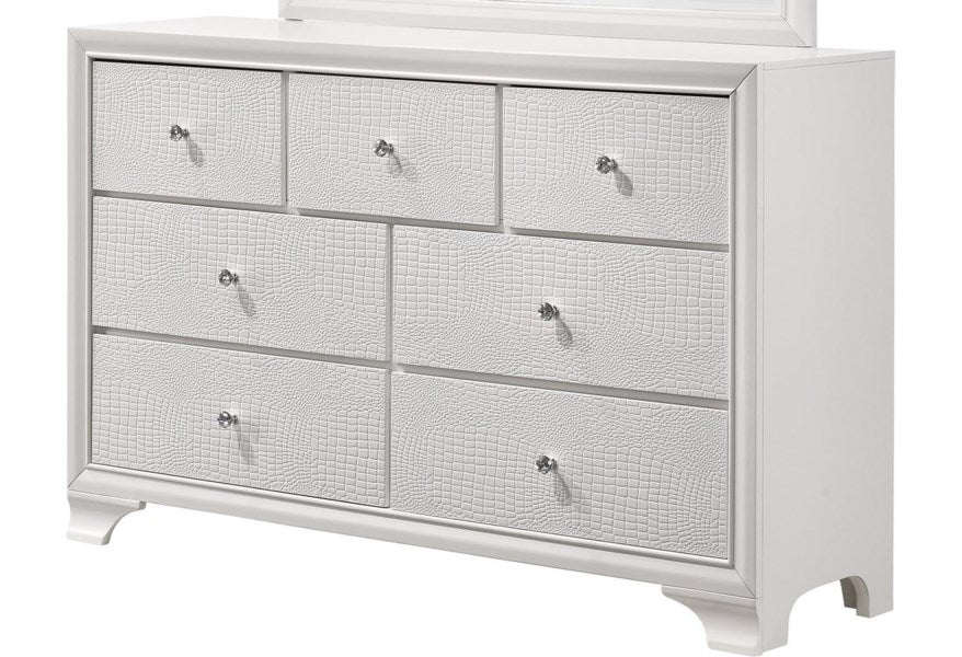 Lyssa Frost LED Panel Youth Bedroom Set - Lara Furniture