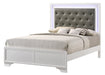 Lyssa Frost Queen LED Panel Bed - Lara Furniture