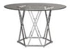 Madanere Chrome Finish Dining Table - D275-15 - Lara Furniture