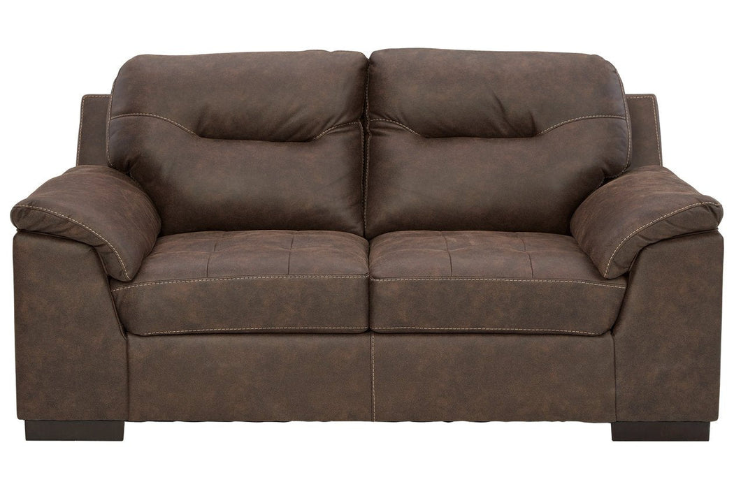 Maderla Walnut Loveseat - 6200235 - Lara Furniture