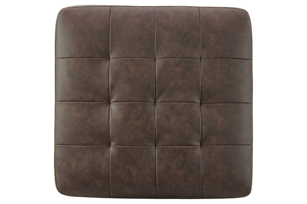 Maderla Walnut Oversized Accent Ottoman - 6200208 - Lara Furniture