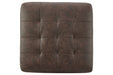 Maderla Walnut Oversized Accent Ottoman - 6200208 - Lara Furniture