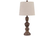 Magaly Brown Table Lamp (Set of 2) - L276024 - Lara Furniture