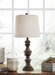 Magaly Brown Table Lamp (Set of 2) - L276024 - Lara Furniture