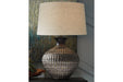 Magan Antique Bronze Finish Table Lamp - L207354 - Lara Furniture