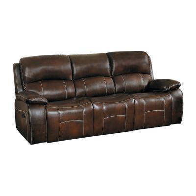 Mahala Brown Power Reclining Sofa - 8200BRW-3PW - Lara Furniture