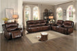 Mahala Brown Reclining Living Room Set - Lara Furniture