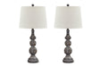 Mair Antique Black Table Lamp (Set of 2) - L276014 - Lara Furniture