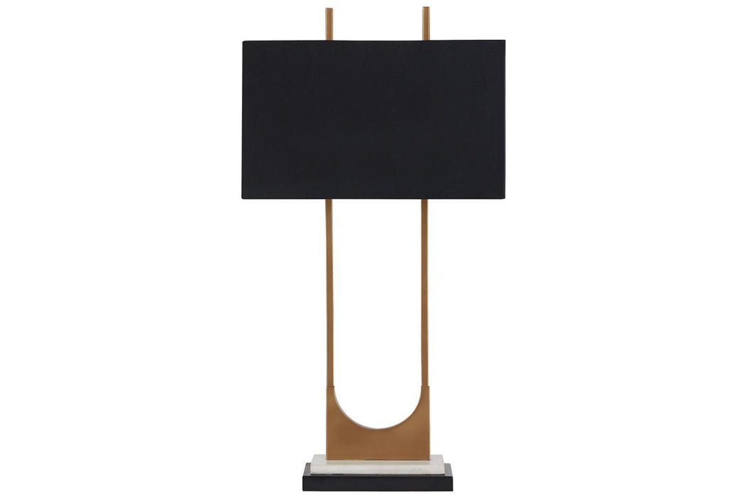 Malana Brass Finish Table Lamp - L208254 - Lara Furniture