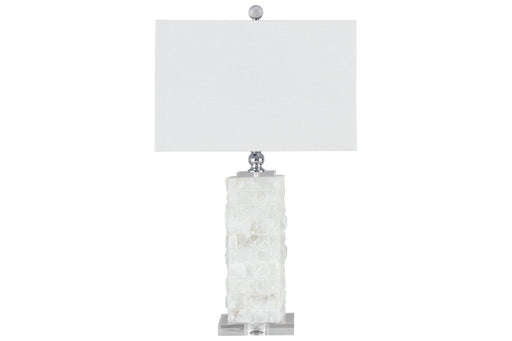 Malise White Table Lamp - L429014 - Lara Furniture