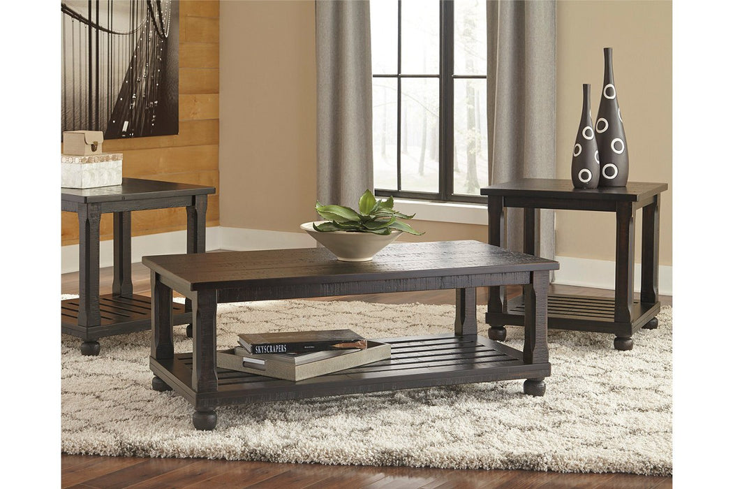 Mallacar Black Table (Set of 3) - T145-13 - Lara Furniture