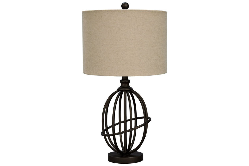 Manasa Dark Brown Table Lamp - L204164 - Lara Furniture