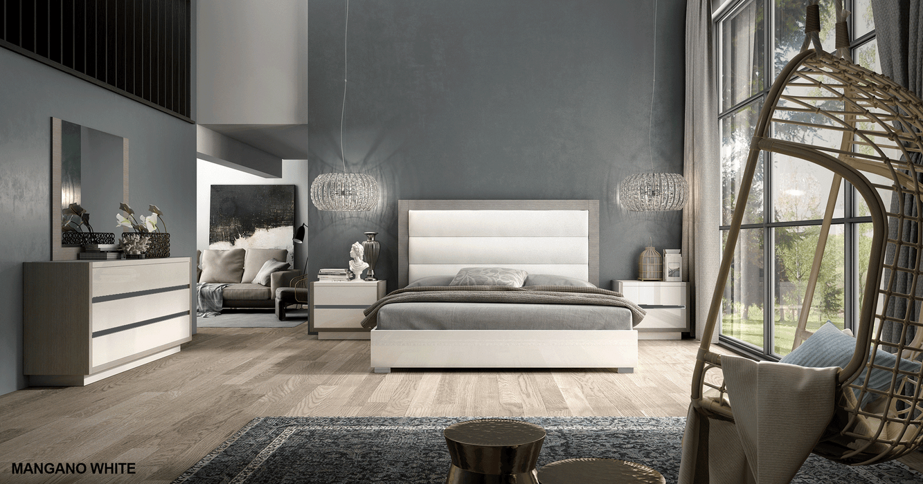 Mangano Bed Queen - Lara Furniture