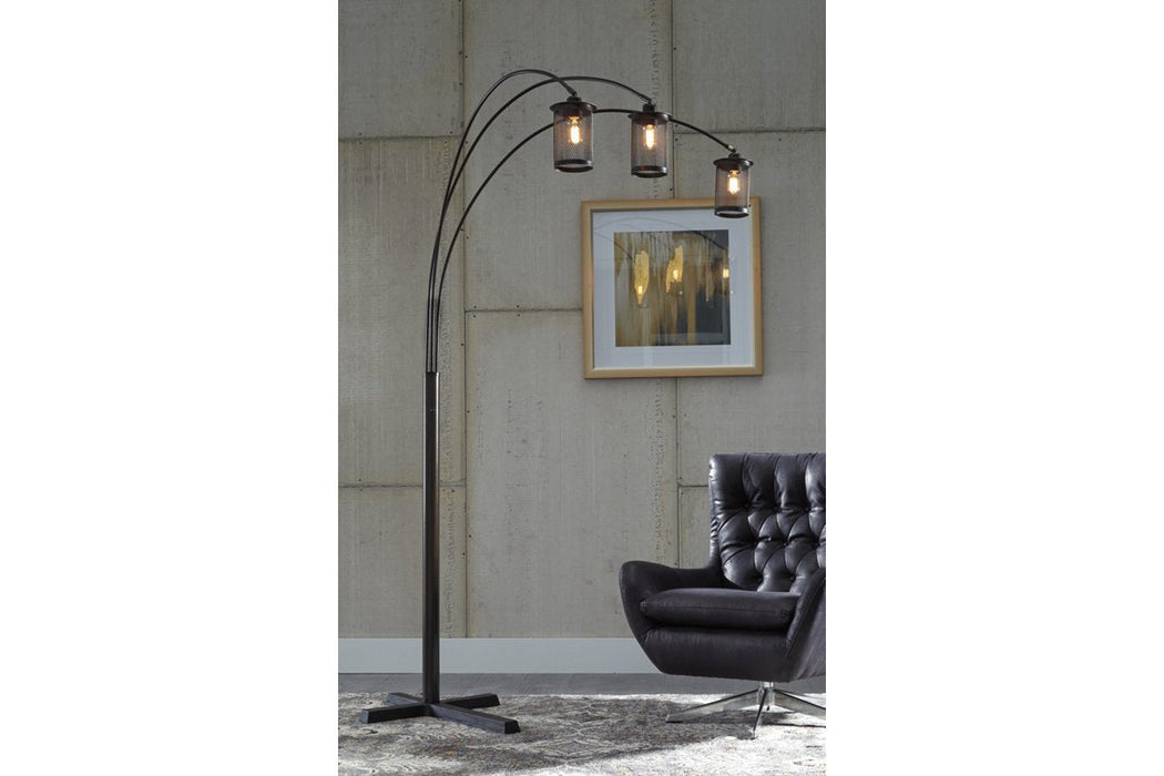 Maovesa Bronze Floor Lamp - L725109 - Lara Furniture