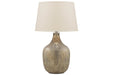 Mari Gray/Gold Finish Table Lamp - L430664 - Lara Furniture