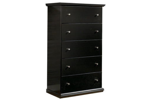 Maribel Black Chest of Drawers - B138-46 - Lara Furniture