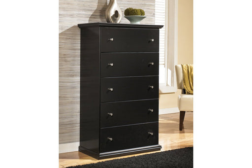 Maribel Black Chest of Drawers - B138-46 - Lara Furniture