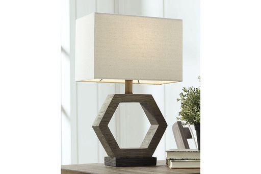 Marilu Gray/Brown Table Lamp - L857764 - Lara Furniture