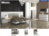 Marina White Bed Queen - Lara Furniture