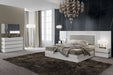 Marina White Bed Queen - Lara Furniture