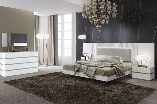 Marina White Bedroom Set - Lara Furniture