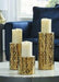 Marisa Gold Finish Candle Holder (Set of 2) - A2000461 - Lara Furniture