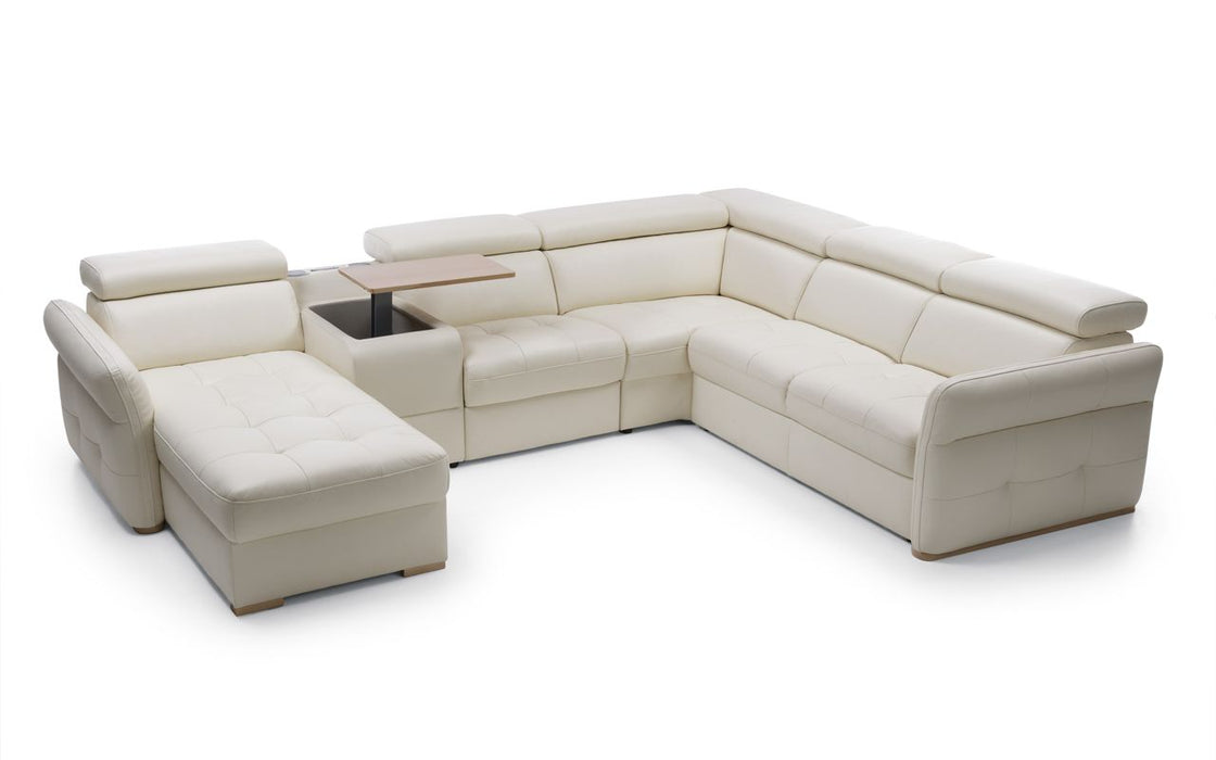 Massimo Sectional Left:Chaise W/Storage, Bar Element, Electric Recliner, Corner, Sofa W/Bed - i21787 - Lara Furniture