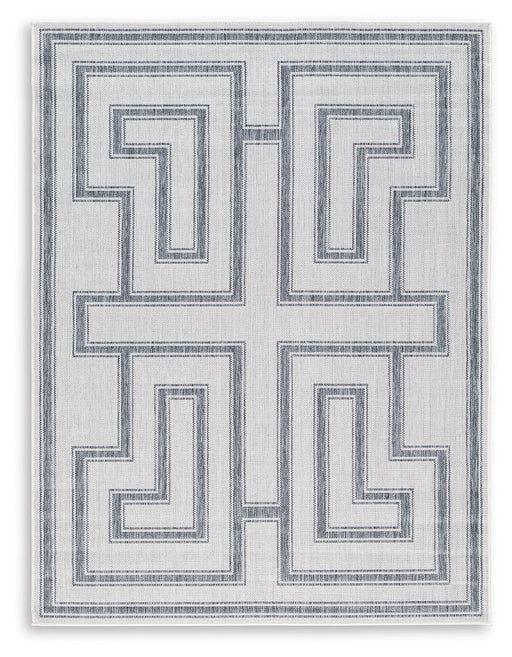 Matinwood Ivory/Charcoal 5' x 7' Rug - R900032