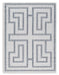 Matinwood Ivory/Charcoal 5' x 7' Rug - R900032