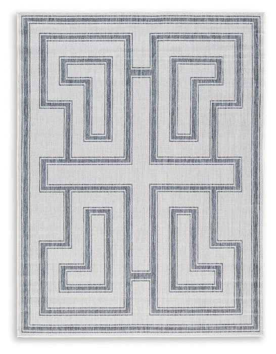 Matinwood Ivory/Charcoal 8' x 10' Rug - R900031