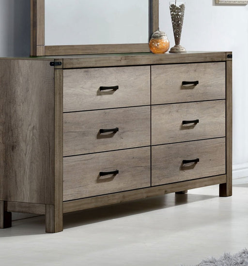 Matteo Light Brown Dresser - B3200-1 - Lara Furniture