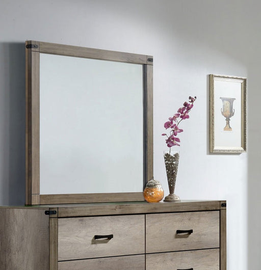 Matteo Light Brown Mirror - B3200-11 - Lara Furniture