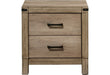 Matteo Light Brown Nightstand - B3200-2-T - Lara Furniture