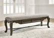 Maylee Dark Brown 63" Dining Bench - D947-00