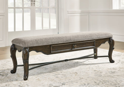 Maylee Dark Brown 63" Dining Bench - D947-00